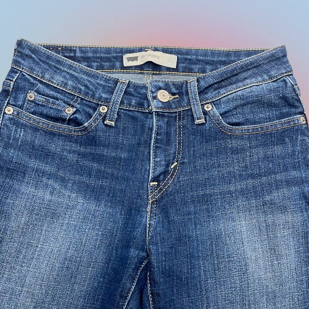 Levi's Women's Blue Stretch Denim Jeggings